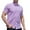Pink, variant on WREESH Men's Fashion Business Button Down Shirts Plaid Short Sleeve Shirt with Turndown Collar and Pocket, Available in Large Sizes Blue