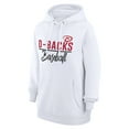thumbnail image 2 of Women's G-III 4Her by Carl Banks  White Arizona Diamondbacks Team Fleece Pullover Hoodie, 2 of 3