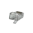 thumbnail image 2 of CAT6/CAT6A RJ45 8P8C Pass Through Modular Plug Unshielded 24AWG-23AWG connector, 100pcs, 2 of 6