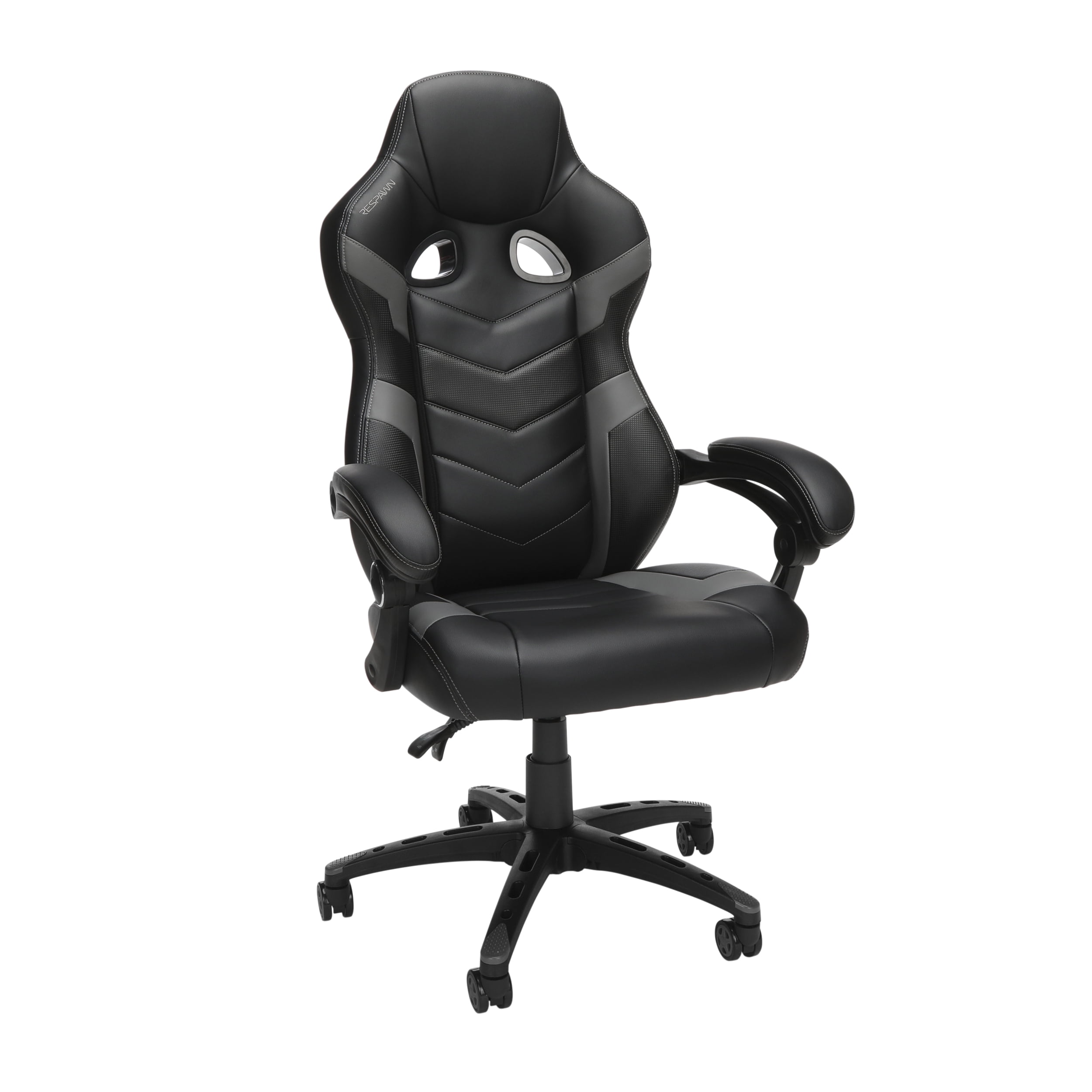 RESPAWN Ergonomic Lumbar Support Swivel Gaming Chair Gray Walmart