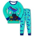 thumbnail image 2 of Toddler Baby Boy Clothes Long Sleeve Pullover Colorblock Sweatshirt + Pants 2pcs Fall Winter Outfit Set 6-12 Months 12-24 Months 2T 3T 4T 5T 6T 7T 8T 9T Children(Blue,5-6 Years), 2 of 6
