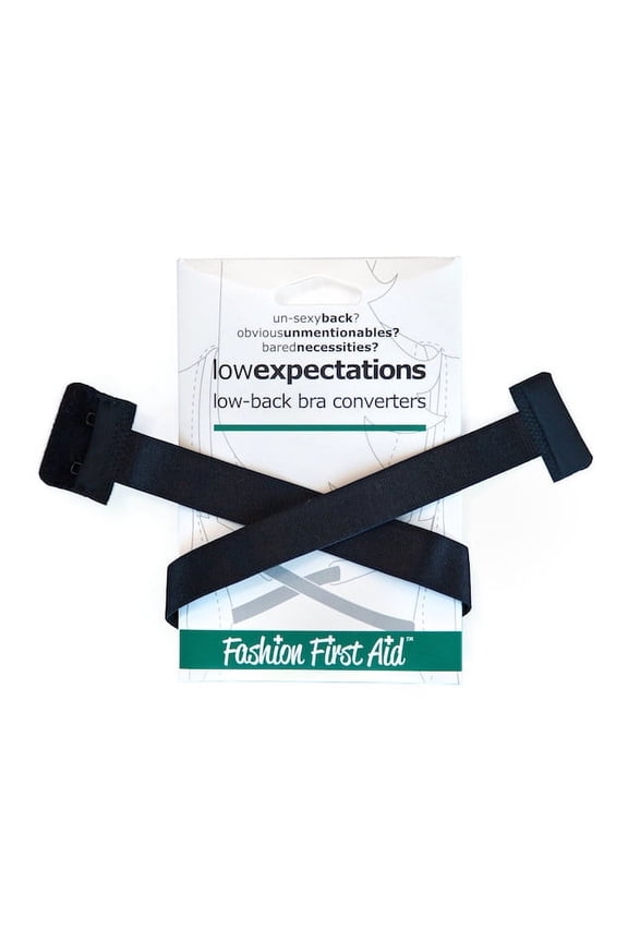 Low Expectations: Low Back Bra Converter, black