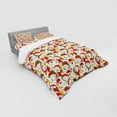 thumbnail image 3 of Ambesonne Christmas Bedding Set 3 Pcs, Santa Snowman Elves, Twin, Multicolor, 3 of 3