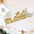 thumbnail image 4 of Holiday Golden Letter Ornaments English Decoration Can Light Up Pendant Props, 4 of 6