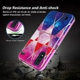 thumbnail image 4 of Samsung Galaxy A10E Case, Rosebono Hybrid Dual-Layered IMD Design Graphic Stardust Galaxy Anti-Scratch Drop Protection Skin Cover Shockproof Case for Samsung Galaxy A10E, 4 of 4