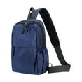 thumbnail image 2 of Bolso de la bolsa de masculina de la moda para el hombro portátil para ciclismo de compras al aire libre Azul, 2 of 8