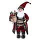 thumbnail image 1 of Standing Santa Decorations Plush Toys Figurine for Living Room Party Holiday Hugo Muñeco de Papá Noel, 1 of 5