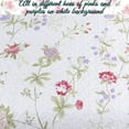 thumbnail image 4 of Cozy Line Home Fashions Floral Microfiber Quilt, King - Reversible, 4 of 6