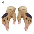 thumbnail image 4 of 1 Paire de Gants d'Extérieur Respirant Confortable Réglable Antidérapant Mitaines de Protection Demi-Doigt, 4 of 10