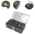 thumbnail image 6 of Fishing Tackle Box Storage Organizer Portable Double Layer Design Lightweight for Outdoor Fishing Trips, 6 of 9
