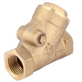 thumbnail image 2 of Válvula de retención NPT, válvula de retención de latón de latón con rosca NPT de 1/2 pulg. Válvula de retención construida para precisión, 2 of 8