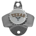 thumbnail image 2 of Texas Longhorns Official NCAA Wall Mounted Bottle Opener by Siskiyou 078866, 2 of 2
