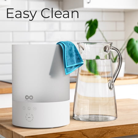 Everlasting Comfort 2.5L Ultrasonic Cool Mist Humidifier - Quiet, Easy Fill & Clean, Auto Shut-Off, Aromatherapy