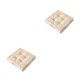 thumbnail image 1 of Cojín cuadrado Advancent para asiento Beige 42*42*9cm 2piezas, 1 of 6