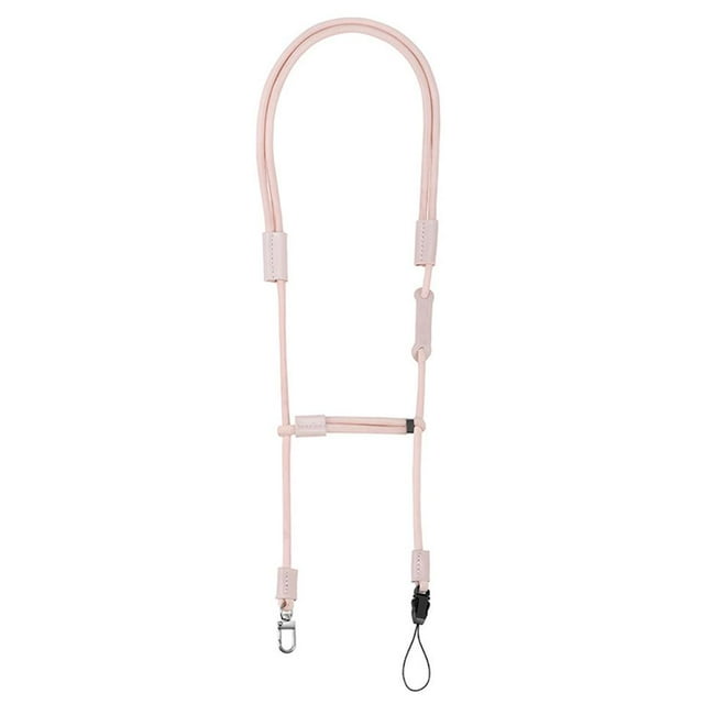 DJI Pocket 3 Adjustable Double-Head Lanyard with PU Leather Shell - Lightweight Travel Camera Strap