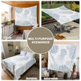 thumbnail image 6 of Light Blue Coastal Tapestry for Bedroom Wall Hanging Tapestry, Coral Jellyfish Starfish Ocean Nautical Ceiling Backdrop Tapestries Poster Blanket Wall Decor for Teens Room Living Room Dorm 59" x 79", 6 of 8