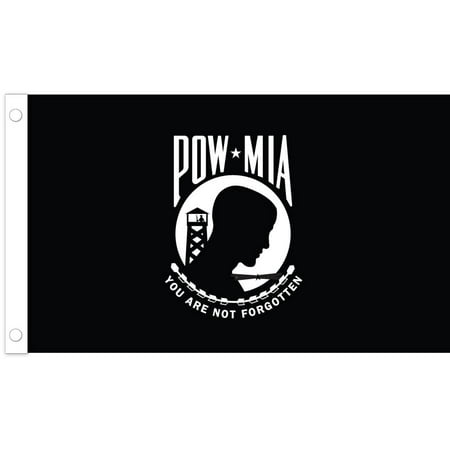 POW/MIA Flag - 4' x 6' Single Sided Nylon