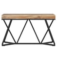 thumbnail image 5 of Yardi Yarda Farmhouse Console Table, 55" Sofa Table Wood Entryway Table, Wood & Black, 5 of 5