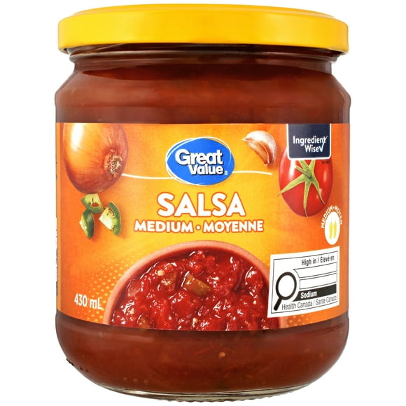 Great Value Medium Salsa, 430 mL