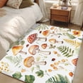 thumbnail image 4 of 3'x5' Area Rugs, Mushroom Indoor Outdoor Area Rug for Living Room Bedroom, Vintage Botanical Spring Floral Rustic Washable Bathroom Rugs Kitchen Floor Carpet Mats Home Decor Aesthetic, 4 of 8