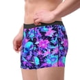thumbnail image 2 of Kdxio Men's Boxer Briefs with Flower Happy Skull Print - Comfortable and Breathable Underwear for Everyday Wear, 2 of 5