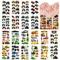 thumbnail image 2 of Wrapables Waterproof Temporary Tattoos for Children, 20 Sheets, Vehicles, 2 of 5