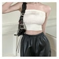 thumbnail image 2 of Tops sin tirantes de verano para mujer, Tops sin tirantes sin mangas para mujer Tops sin tirantes de verano para mujer Tops para mujer Valor excepcional, 2 of 9