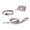 Lilac, variant on Oodles Floral Smiley Dog Walking 3 Piece Set, Small