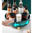thumbnail image 2 of Receptor de perfume cosmético giratorio de 360 ​​°, bandeja para taza de cepillo cosmético, adecuado para decoración de vestidor, 2 of 5