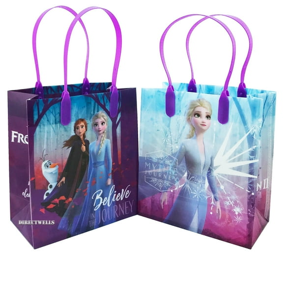 Disney Frozen Party Favors Reusable Small Goodie Bags 6"