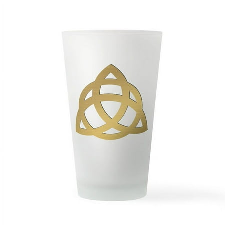 

CafePress - Triquetra Charmed Book Of Shadows - Pint Glass Drinking Glass 16 oz. CafePress