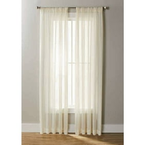 Better Homes Gardens Textured Georgette Sheer Curtain Panel