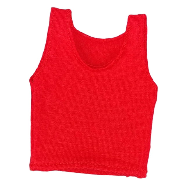 QualitChoice Mode Gilet 1/6 pour 12 Figurines Accessoires Féminins Action Pouce Rouge 7cm