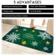 thumbnail image 5 of De Navidad De 40X60Cm, Alfombrilla De Suelo De Navidad, Alfombrillas Antideslizantes Para Cocina Y Baño Scienceny HA041689-02, 5 of 6