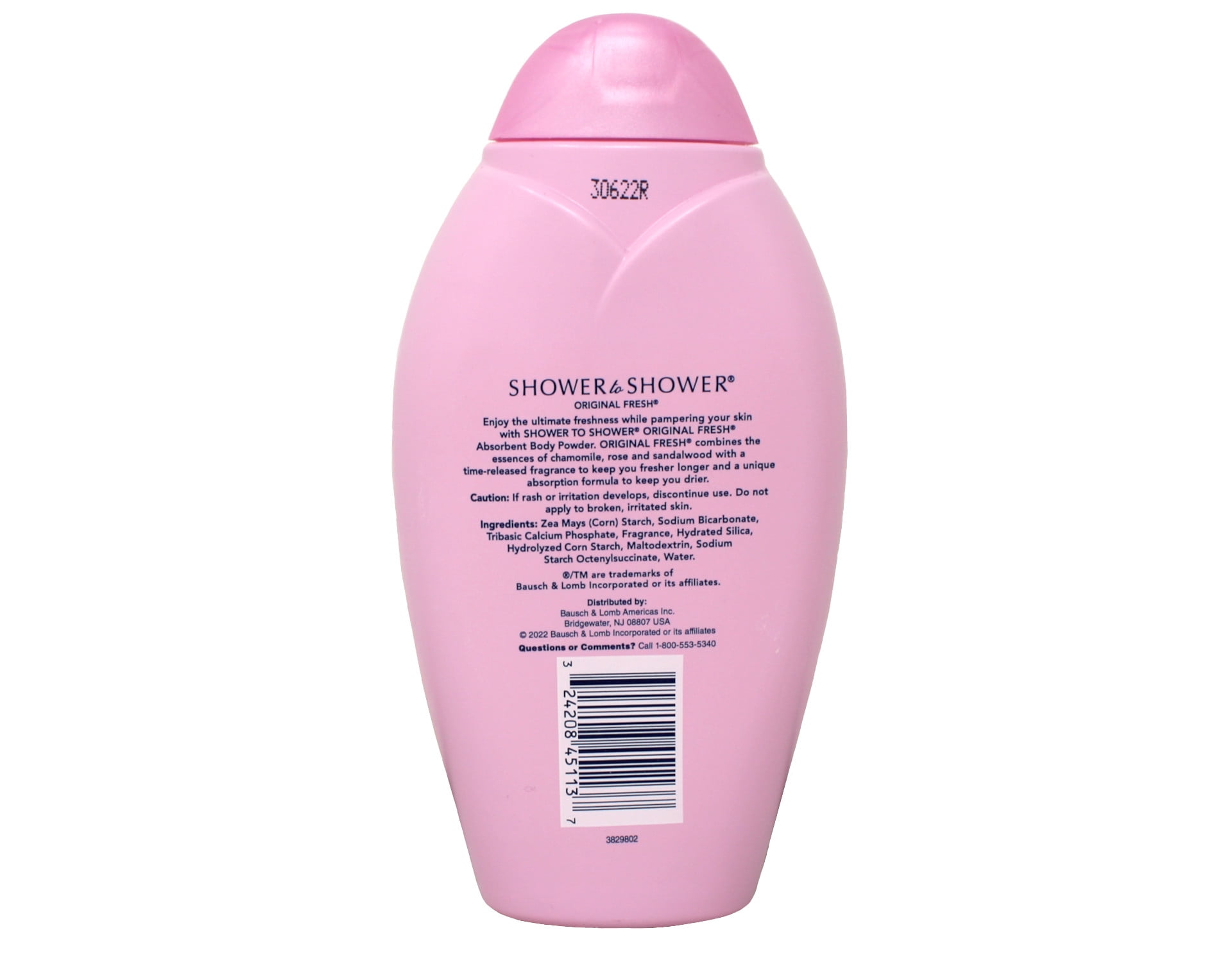 SHOWER TO SHOWER Body Powder Original Fresh 13 oz (Pack of 6)
