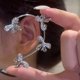 thumbnail image 1 of YSNOOWE 1Par Accesorios De Oreja Metal Plateado Con Clip Sin Perforar Para Uso Diario, 1 of 7