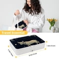 thumbnail image 5 of Constellation Portable PU Leather Jewelry Organizer with Necklace Holder, Jewelry Stand, and Earring Holder - Removable Compartment Included, 5 of 6