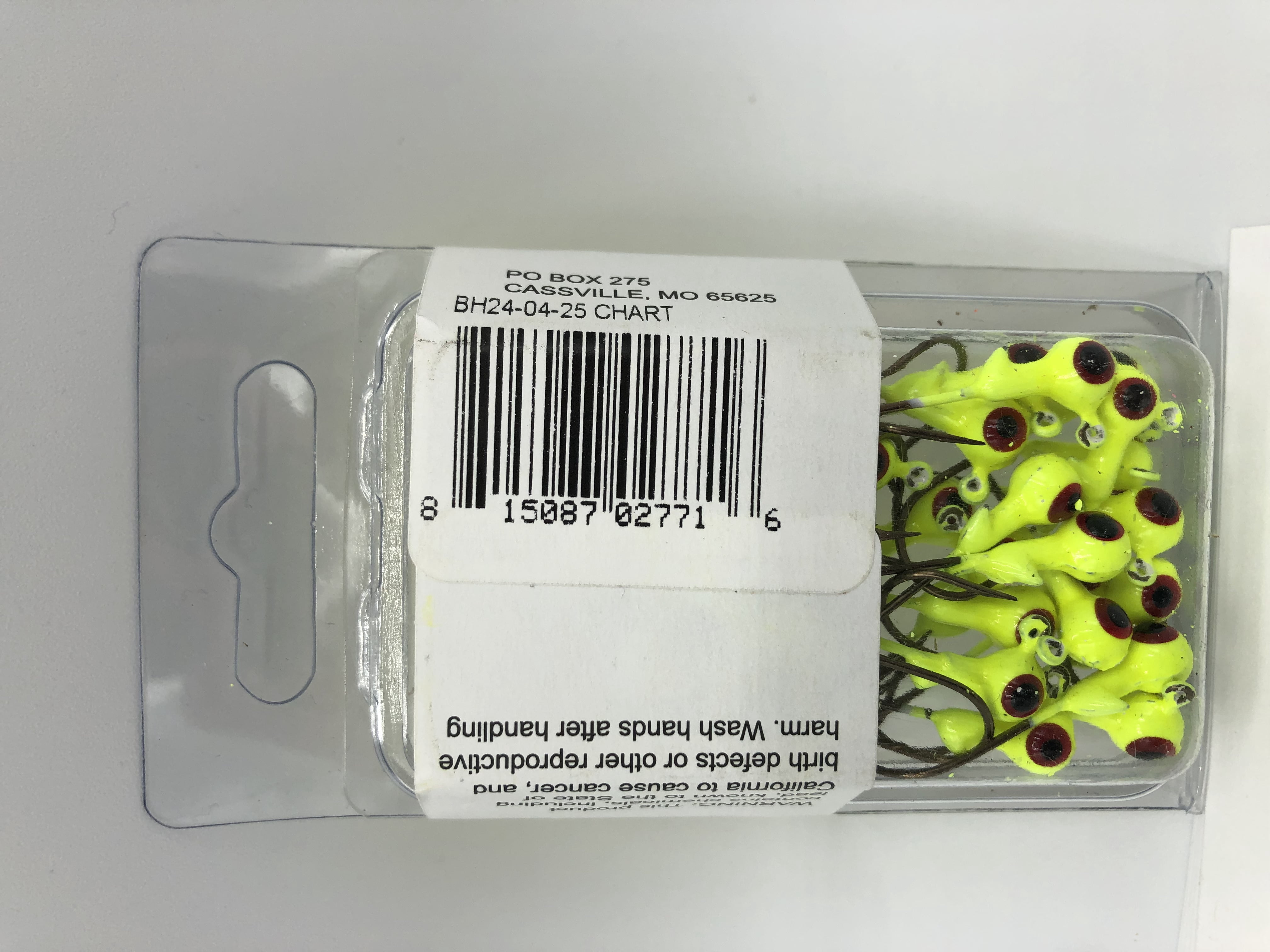Headhunter Lures Jig Head Yellow 25ct - Large Sharp Hook - Walmart.com