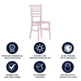 thumbnail image 4 of Kids White Resin Chiavari Chair, 4 of 9