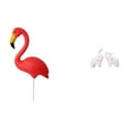thumbnail image 1 of Figuras Decorativas De Flamencos Y Elefantes Para Jardín, Ideales Para La Decoración Navideña De Primavera En El Hogar, La Entrada, La Oficina O El Dormitorio. Adorno De Mesa., 1 of 8