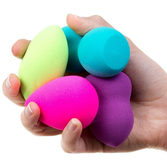 Set de licuadoras de ESPONJA para maquillaje Beauty Junkees 4 unidades sin látex