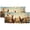 Pattern-5, variant on Rooster Curtain Valances Rustic Farmhouse Wooden Barn Door Sunflowers Thermal Insulated Room Darkening Curtain for Dinning Room 54 by 18 in, 2 Panel
