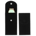 thumbnail image 1 of Funda de Reloj de Terciopelo Uxcell, Estuche de Viaje para Reloj Portátil, Bolsa de Almacenamiento Suave para Reloj con Almohadilla Interior de Botón a Presión para Regalo de Hombres y Mujeres, Negro, 1 of 6