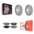 thumbnail image 1 of Transit Auto Front Coated Disc Brake Rotors and Semi-Metallic Pads Kit for Car Ford Connect KGS-102261, 1 of 11