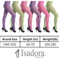 thumbnail image 2 of Isadora Paccini Women's 6-Pack Fishnet Lace Sultry Black Transparency with Delicate Patterns Pantyhose Tights, 2 of 4