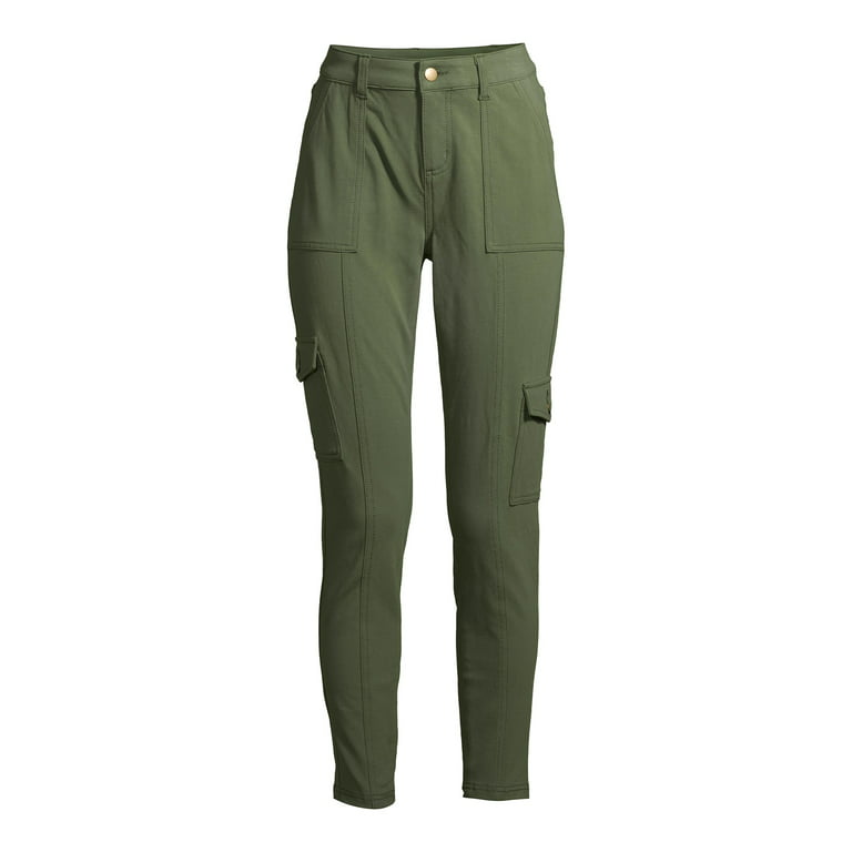 Time and Tru Women's Knit Cargo Pants 