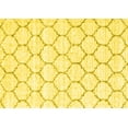 thumbnail image 1 of Ahgly Company Machine Washable Indoor Rectangle Trellis Yellow Contemporary Area Rugs, 7' x 9', 1 of 4