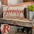 thumbnail image 3 of VHC Brands Sawyer Mill™ Red Farmhouse Living Throw Pillow for Couch Chair Sofa Bed 14x22, 3 of 5