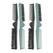 NICEXMAS 4Pcs Travel Hair Brush Folding Comb Compact Design Ergonomic Handle Assorted Color