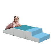 ECR4Kids SoftZone Junior Little Me Climb Crawl and Slide Foam Climber, Mini-Sized Set- Contemporary